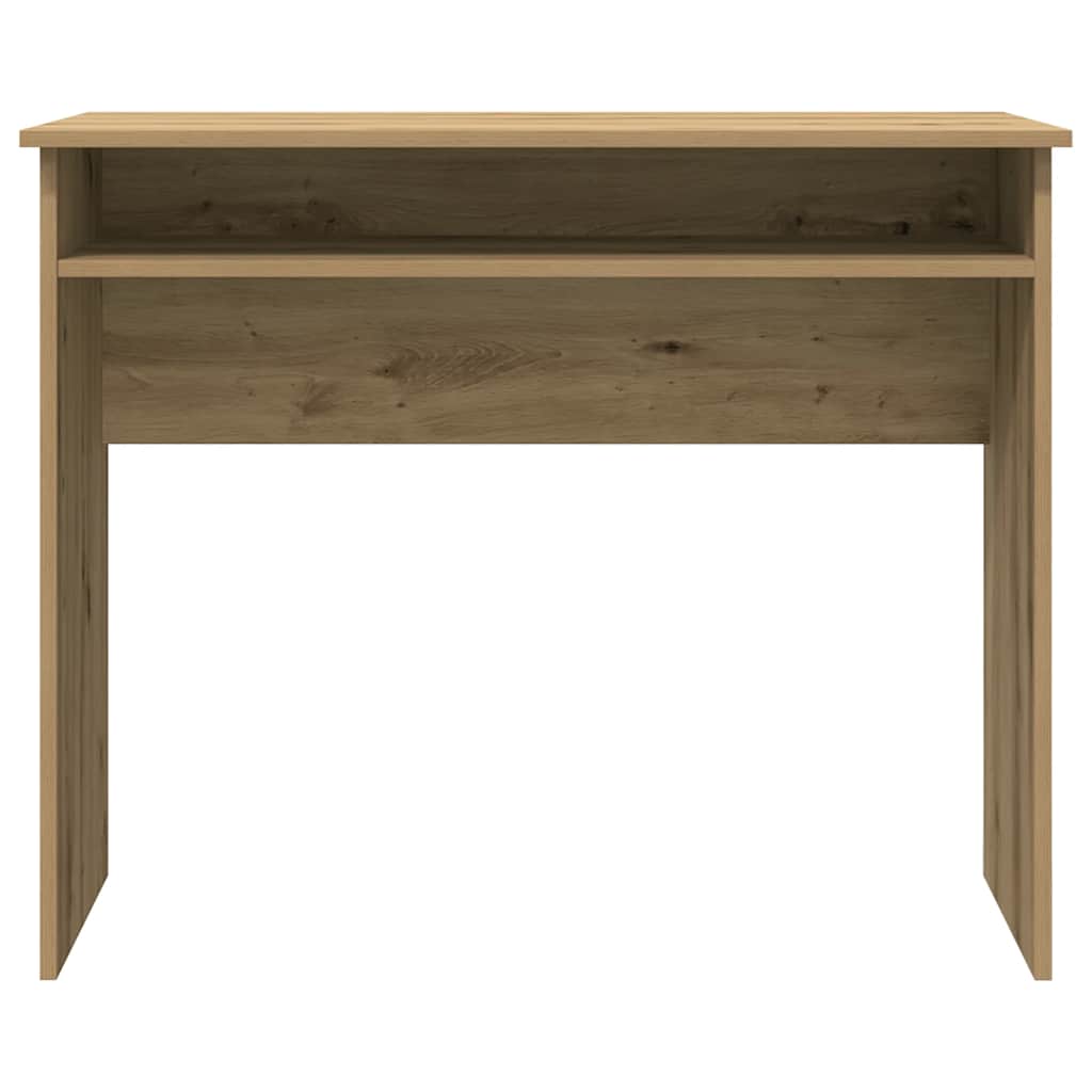 vidaXL Birou, stejar artizanal, 90x50x74 cm, lemn prelucrat