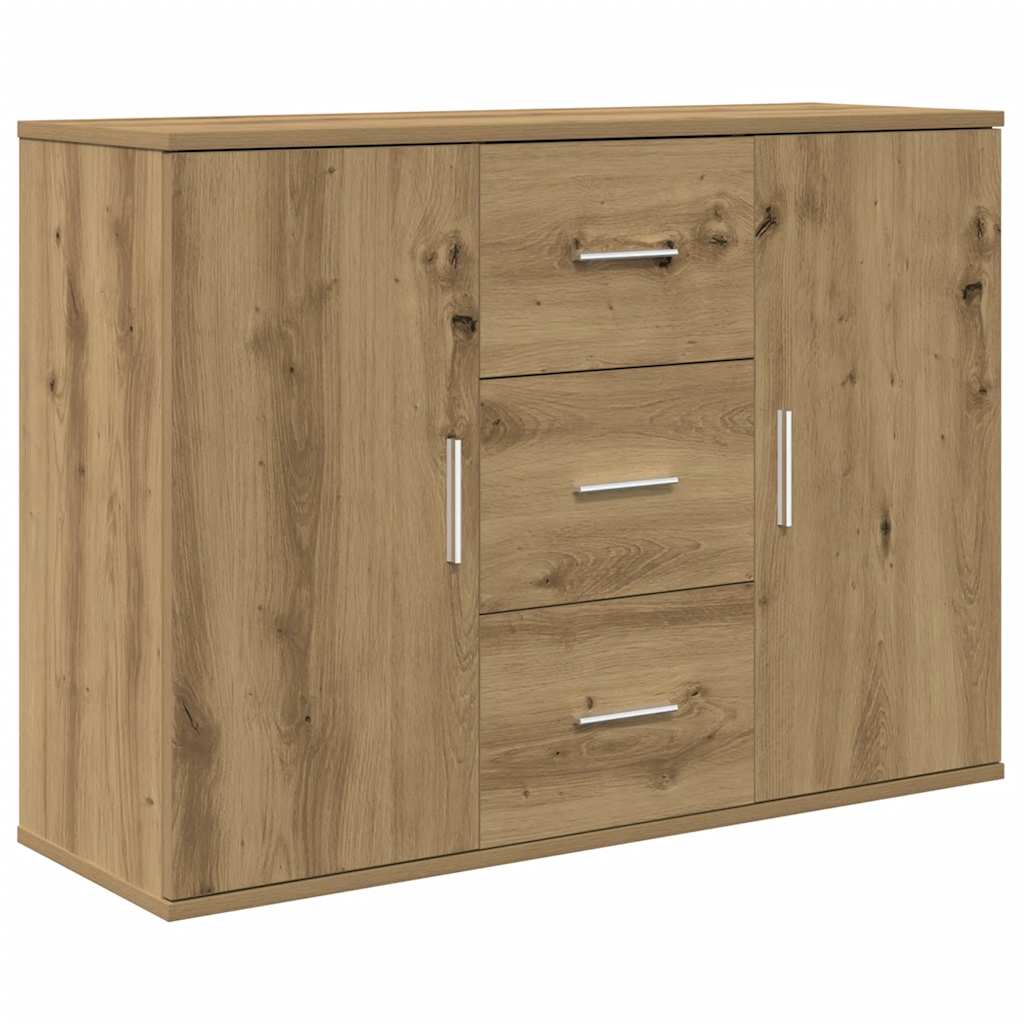vidaXL Servantă, stejar artizanal, 90x29,5x65 cm, lemn prelucrat