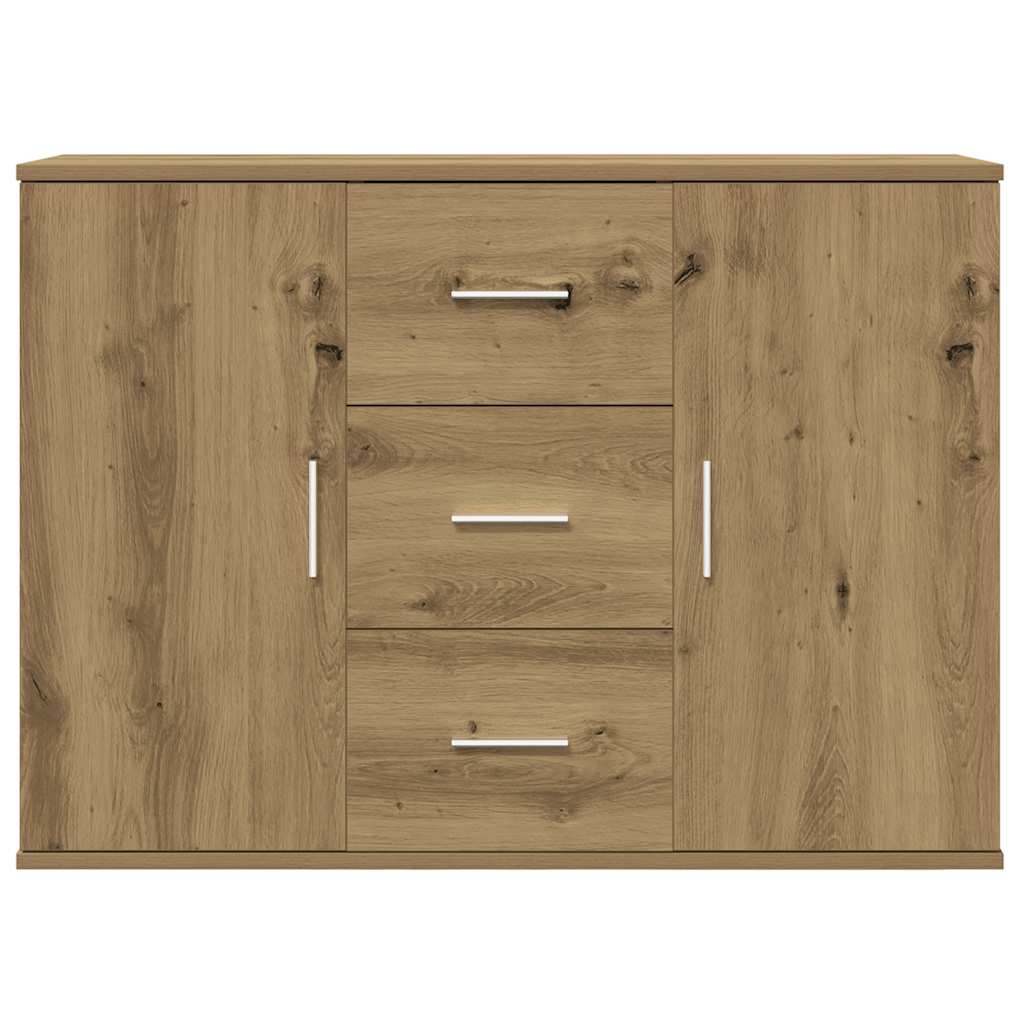 vidaXL Servantă, stejar artizanal, 90x29,5x65 cm, lemn prelucrat