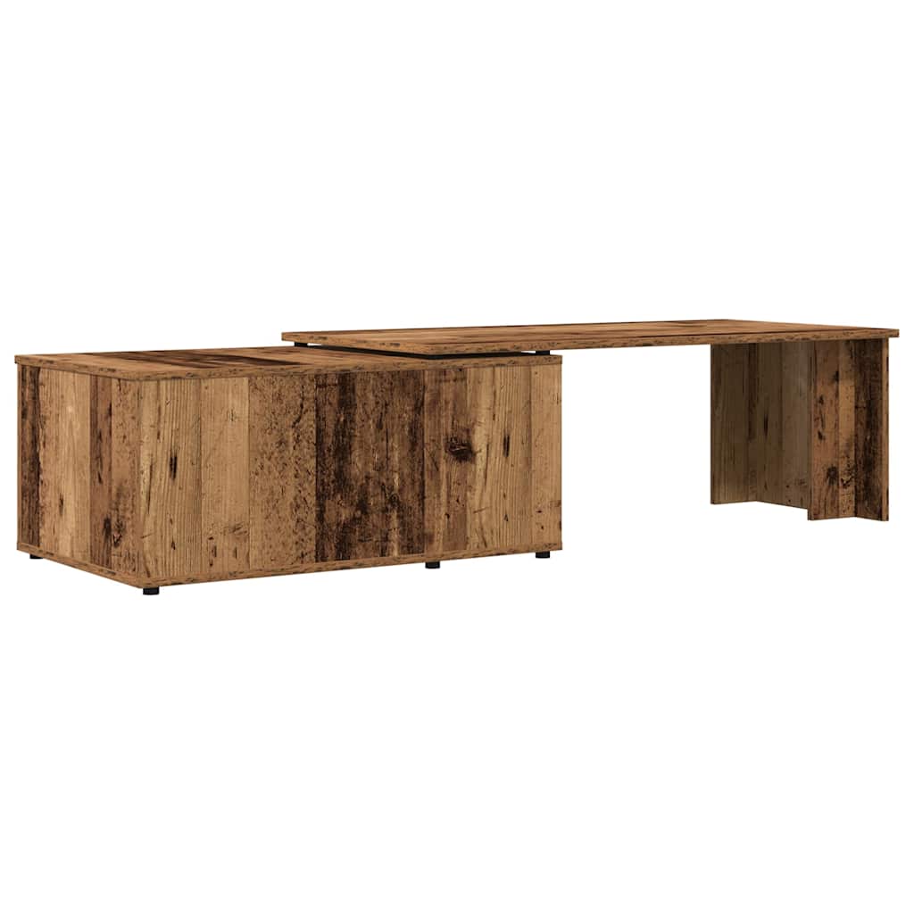 vidaXL Măsuță de cafea, lemn vechi, 150 x 50 x 35 cm, PAL vidaXL Măsuță de cafea, lemn vechi, 150 x 50 x 35 cm, PAL