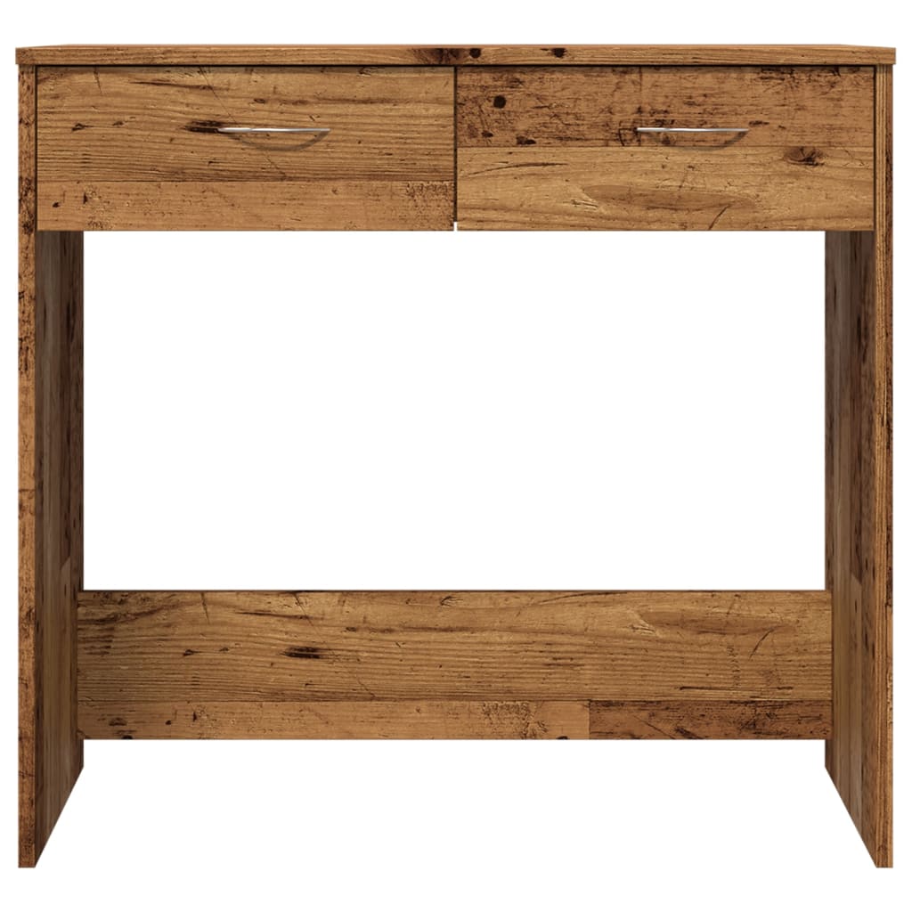 vidaXL Birou, lemn învechit, 80x40x75 cm, lemn prelucrat vidaXL Birou, lemn învechit, 80x40x75 cm, lemn prelucrat