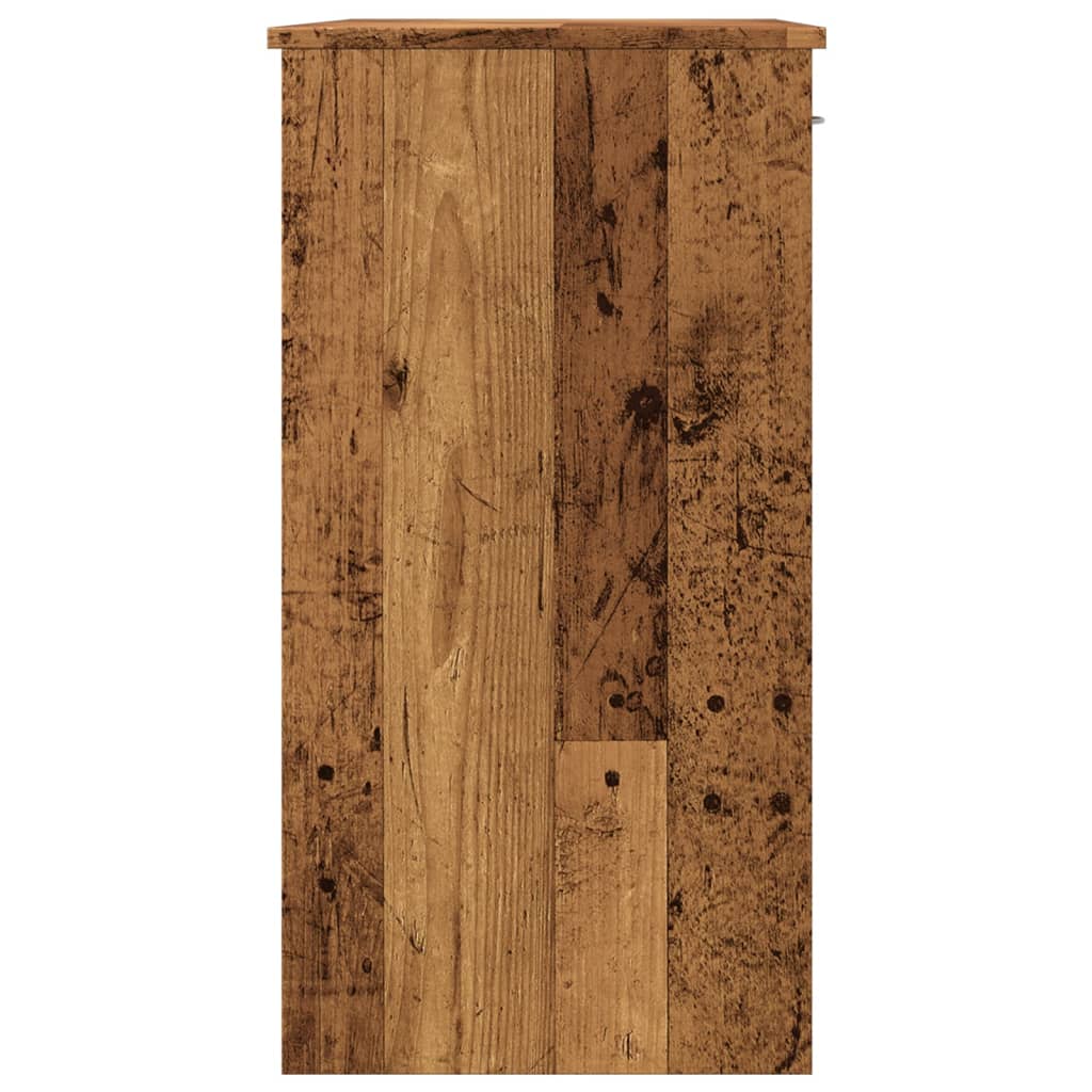 vidaXL Birou, lemn învechit, 80x40x75 cm, lemn prelucrat vidaXL Birou, lemn învechit, 80x40x75 cm, lemn prelucrat