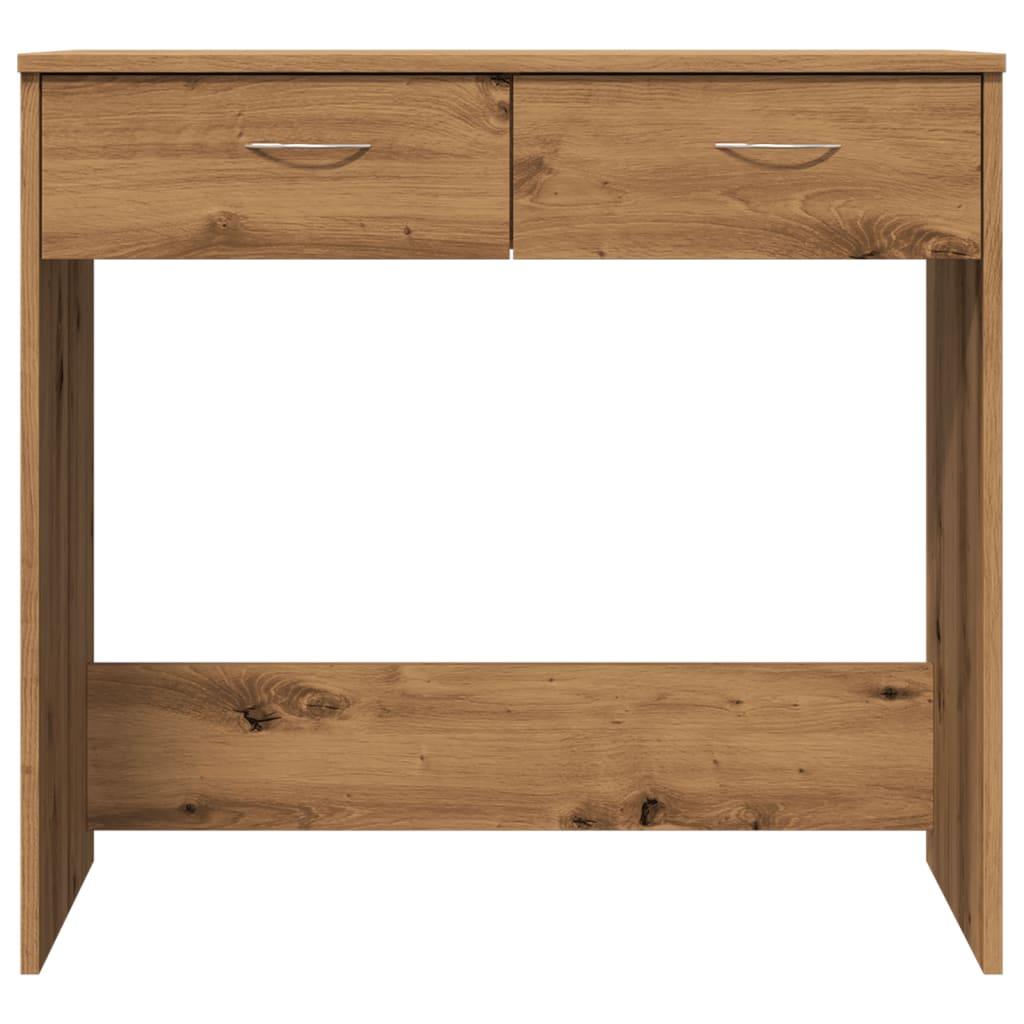 vidaXL Birou, stejar artizanal, 80x40x75 cm, lemn prelucrat