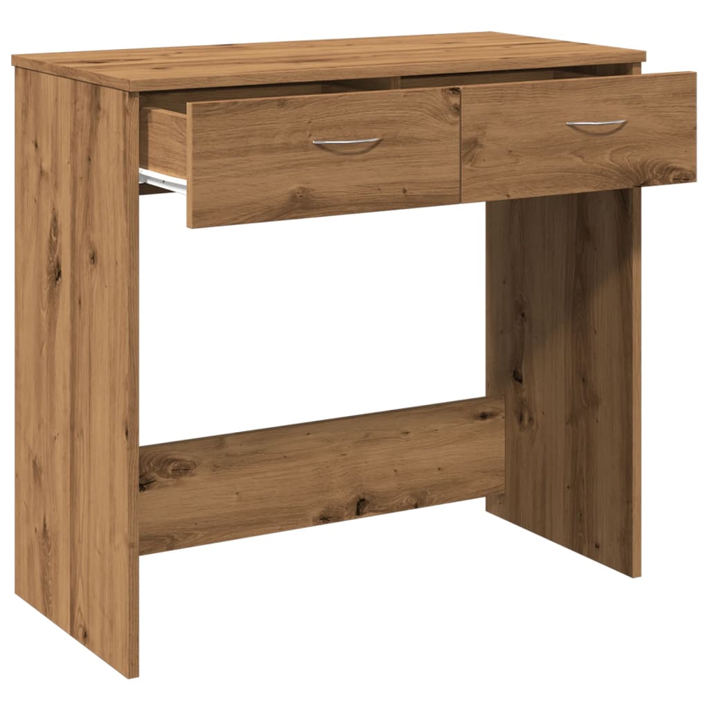 vidaXL Birou, stejar artizanal, 80x40x75 cm, lemn prelucrat