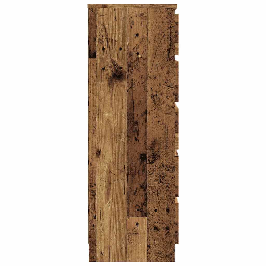 vidaXL Dulap cu sertare, lemn vechi, 60x36x103 cm, lemn prelucrat