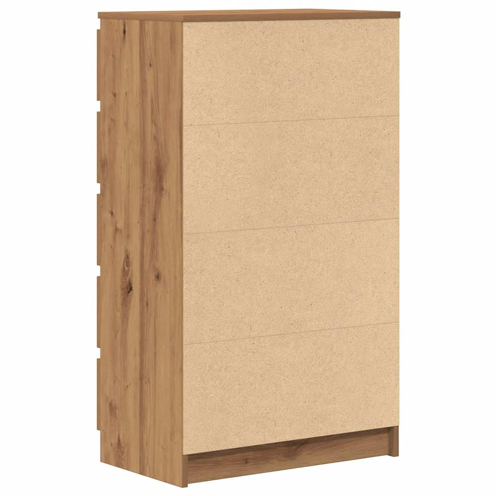 vidaXL Dulap cu sertar, stejar artizanal, 60x36x103 cm, lemn prelucrat