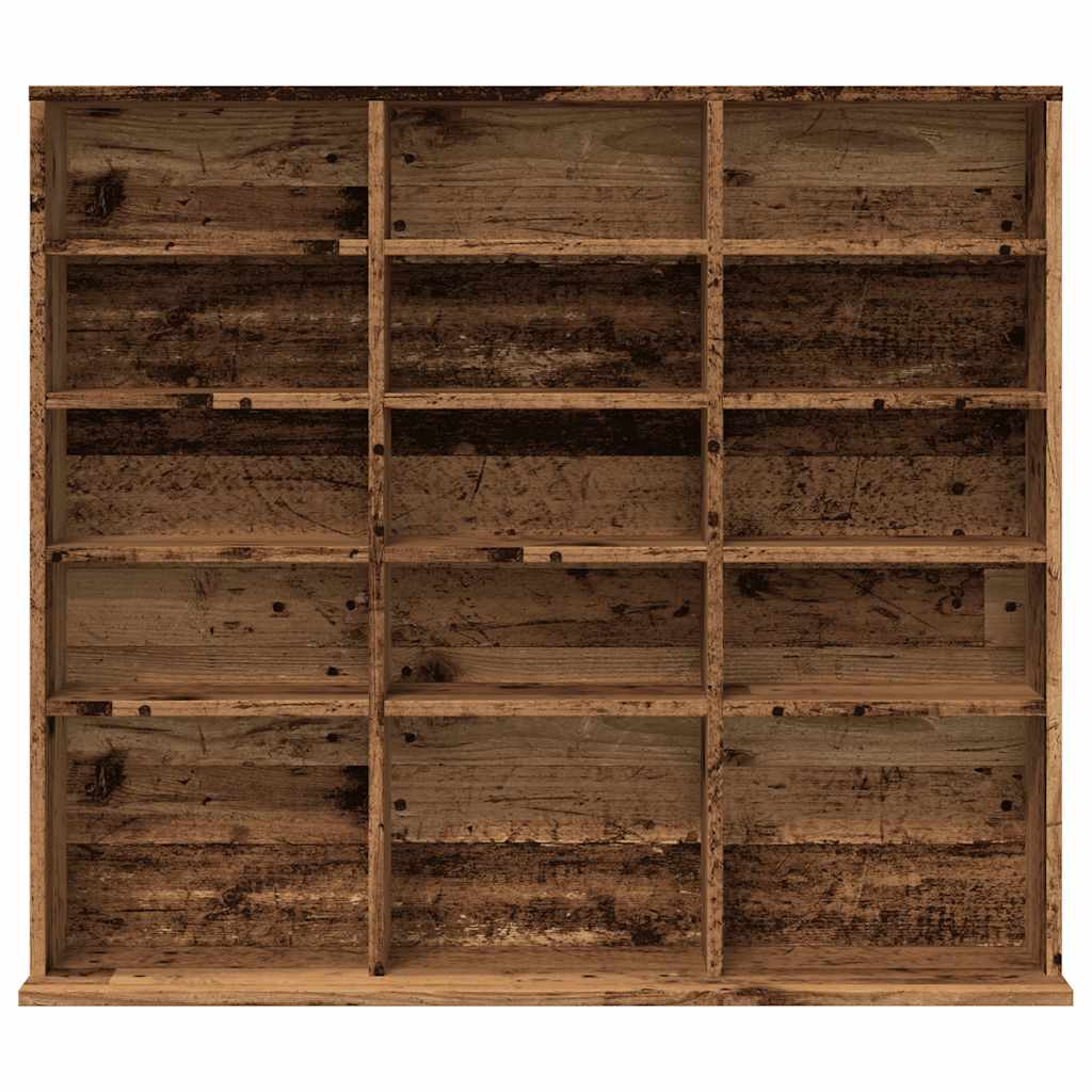 vidaXL Dulap CD-uri, lemn vechi, 100x23x89,5 cm, lemn prelucrat