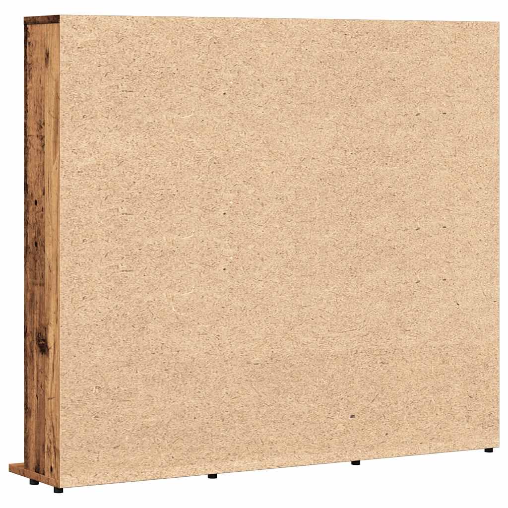 vidaXL Dulap CD-uri, lemn vechi, 100x23x89,5 cm, lemn prelucrat