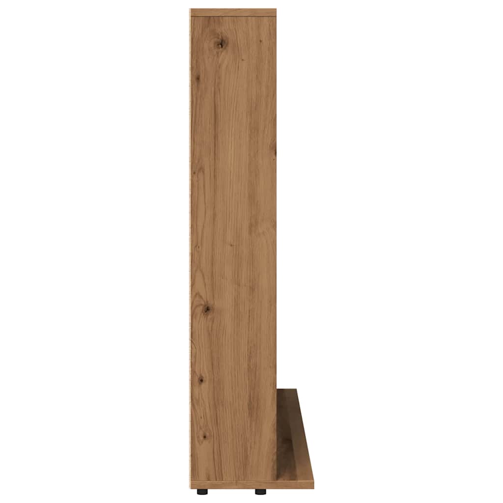 vidaXL Dulap CD-uri, stejar artizanal, 100x23x89,5 cm, lemn prelucrat
