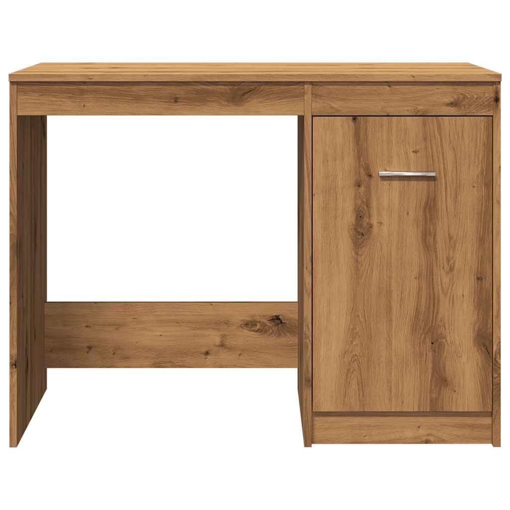 vidaXL Birou, stejar artizanal, 100x50x76 cm, lemn prelucrat