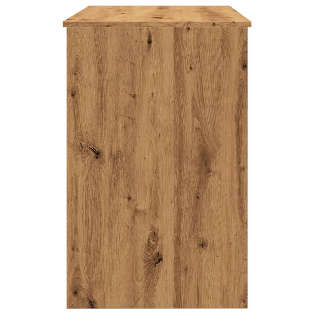 vidaXL Birou, stejar artizanal, 100x50x76 cm, lemn prelucrat