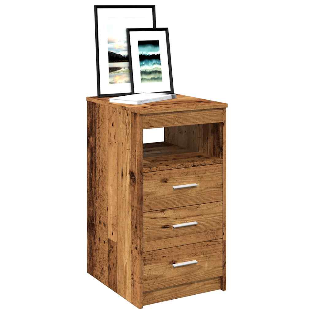vidaXL Dulap cu sertare, lemn vechi, 40x50x76 cm, lemn compozit