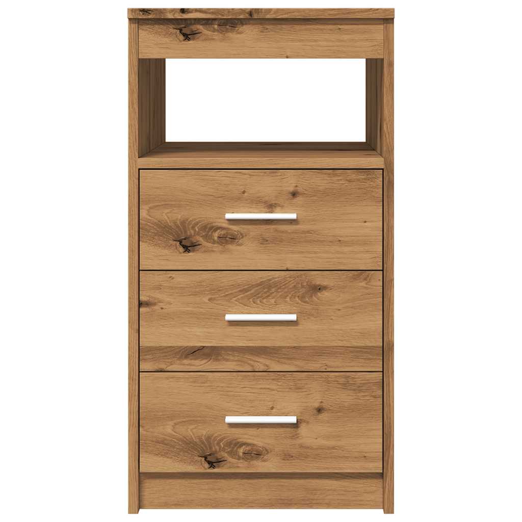 vidaXL Dulap cu sertar, stejar artizanal, 40x50x76 cm, lemn prelucrat