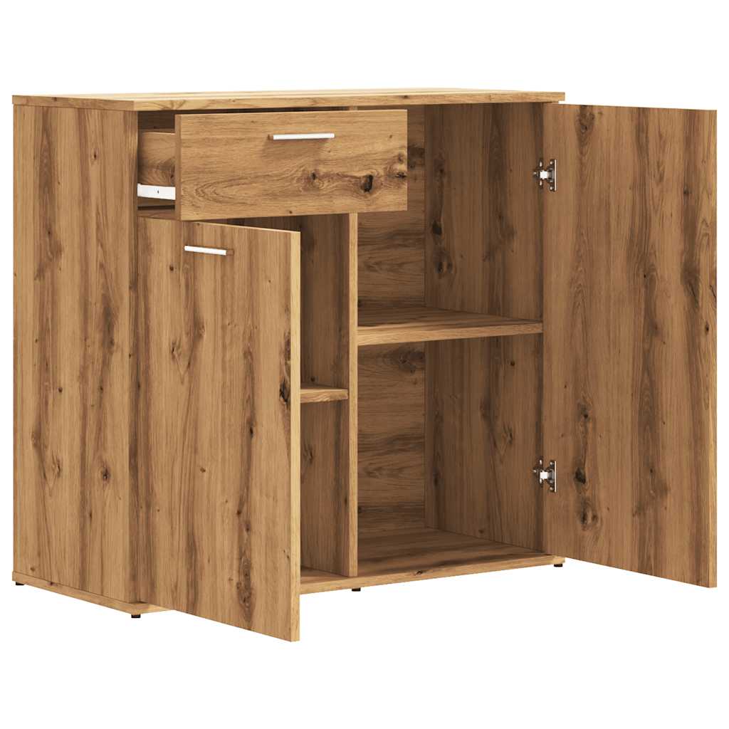 vidaXL Dulap, stejar artizanal, 80x36x75 cm, lemn prelucrat
