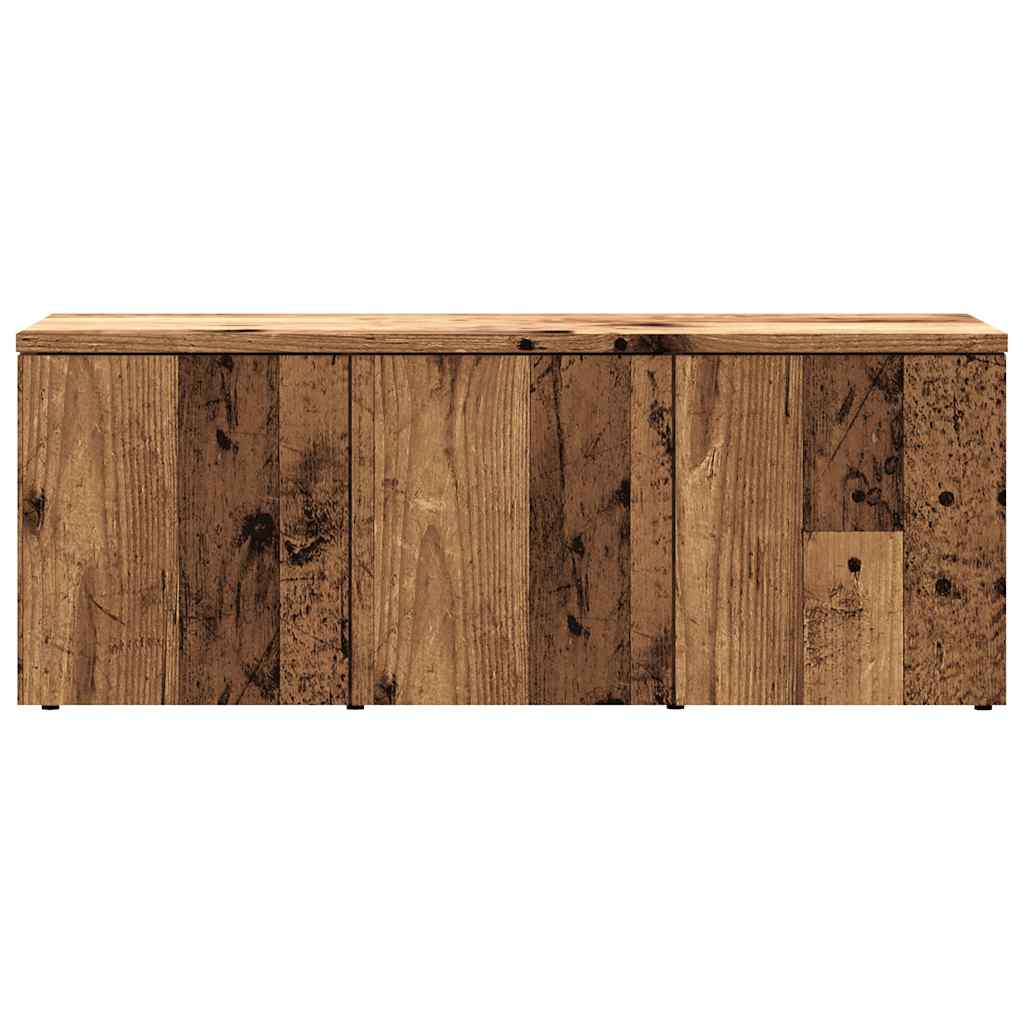 vidaXL Comodă TV, lemn vechi, 80x34x30 cm, PAL vidaXL Comodă TV, lemn vechi, 80x34x30 cm, PAL