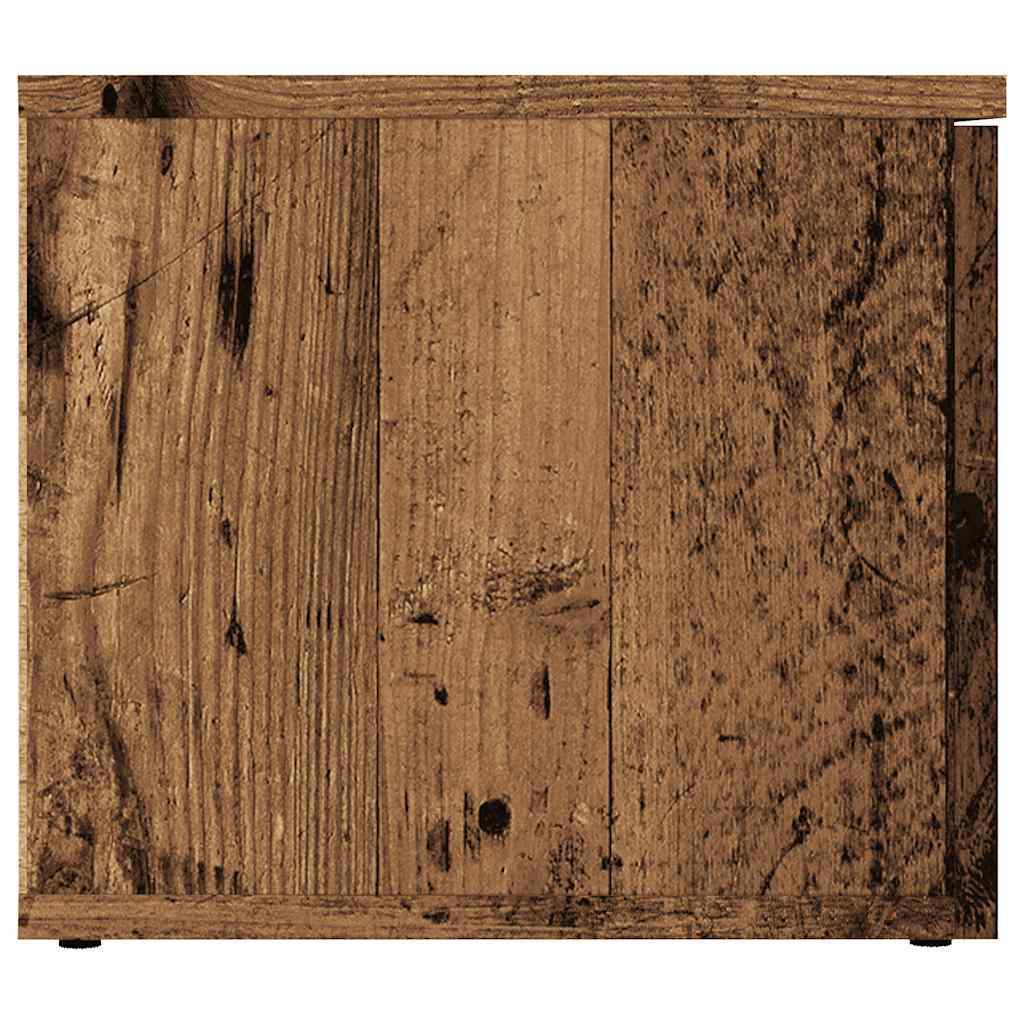 vidaXL Comodă TV, lemn vechi, 80x34x30 cm, PAL vidaXL Comodă TV, lemn vechi, 80x34x30 cm, PAL
