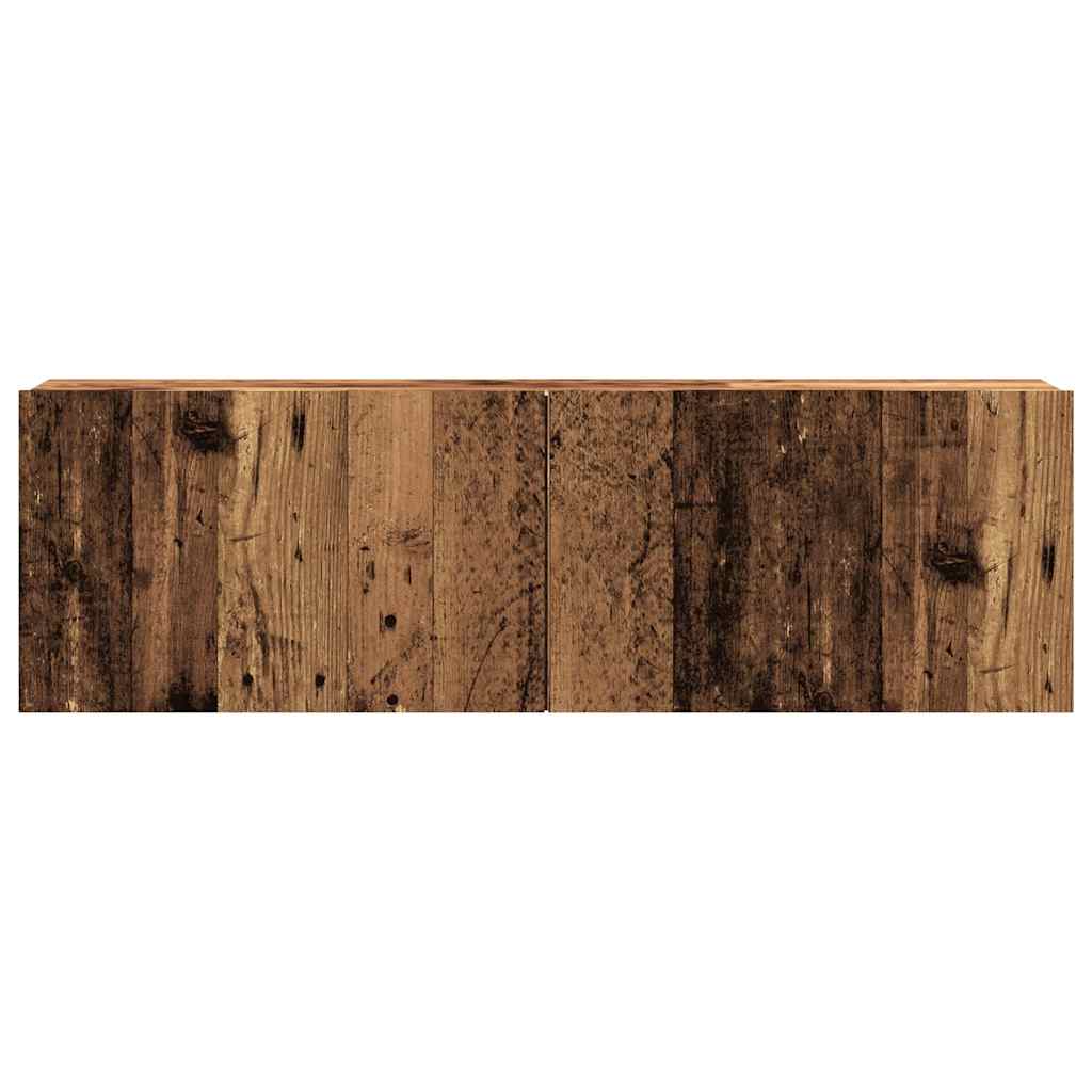vidaXL Dulap TV de perete, lemn vechi, 100x30x30 cm, lemn prelucrat