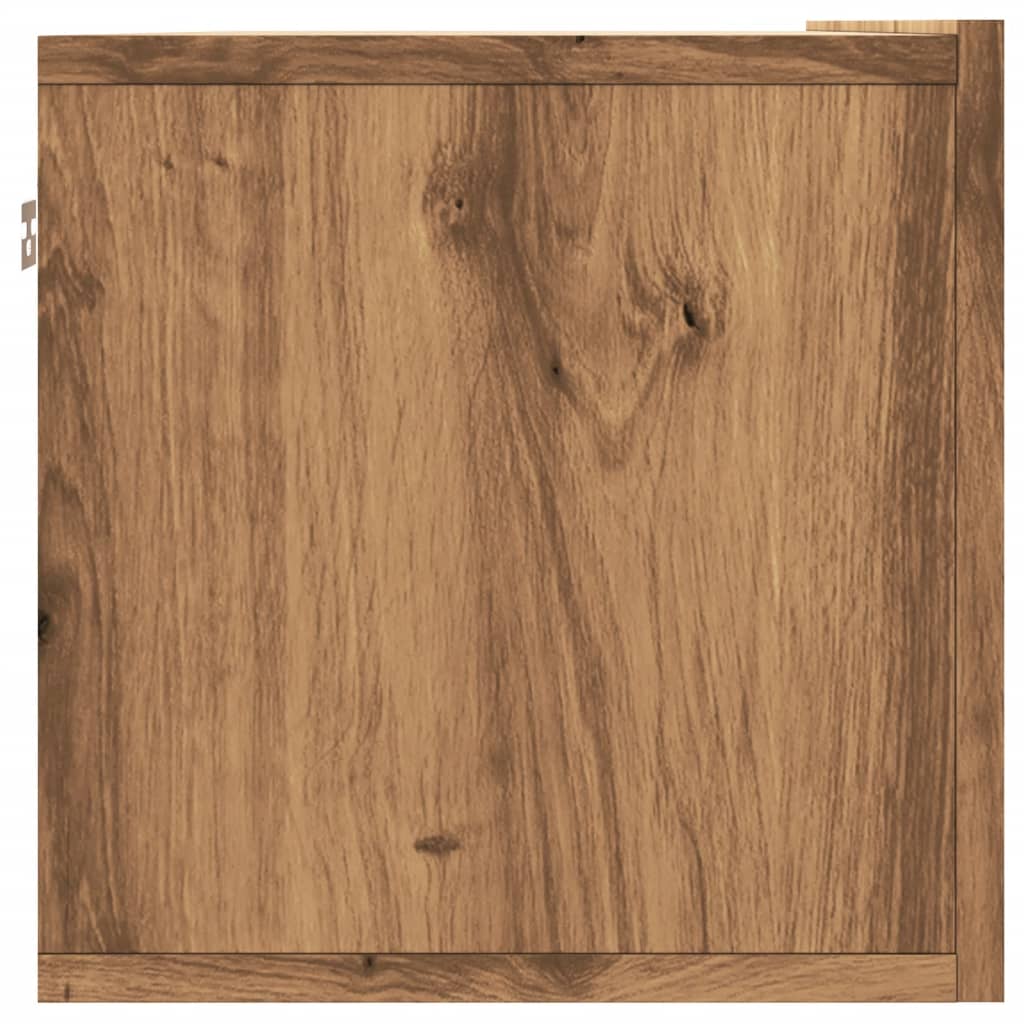 vidaXL Dulap TV perete, stejar artizanal, 100x30x30 cm, lemn prelucrat