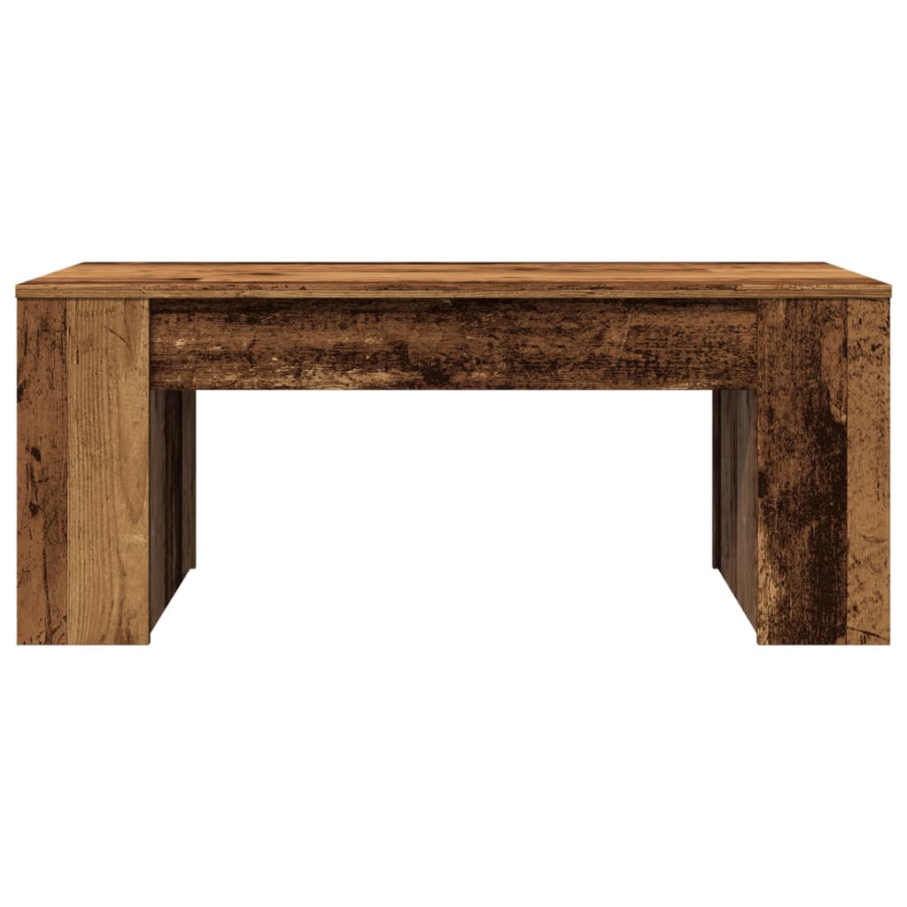 vidaXL Măsuță de cafea, lemn vechi, 102x55x42 cm, lemn prelucrat vidaXL Măsuță de cafea, lemn vechi, 102x55x42 cm, lemn prelucrat
