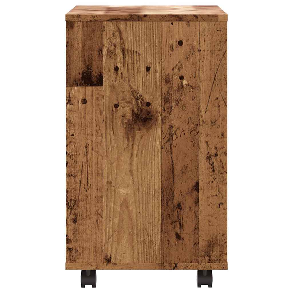 vidaXL Masă laterală, lemn vechi, 70x35x55 cm, lemn compozit vidaXL Masă laterală, lemn vechi, 70x35x55 cm, lemn compozit