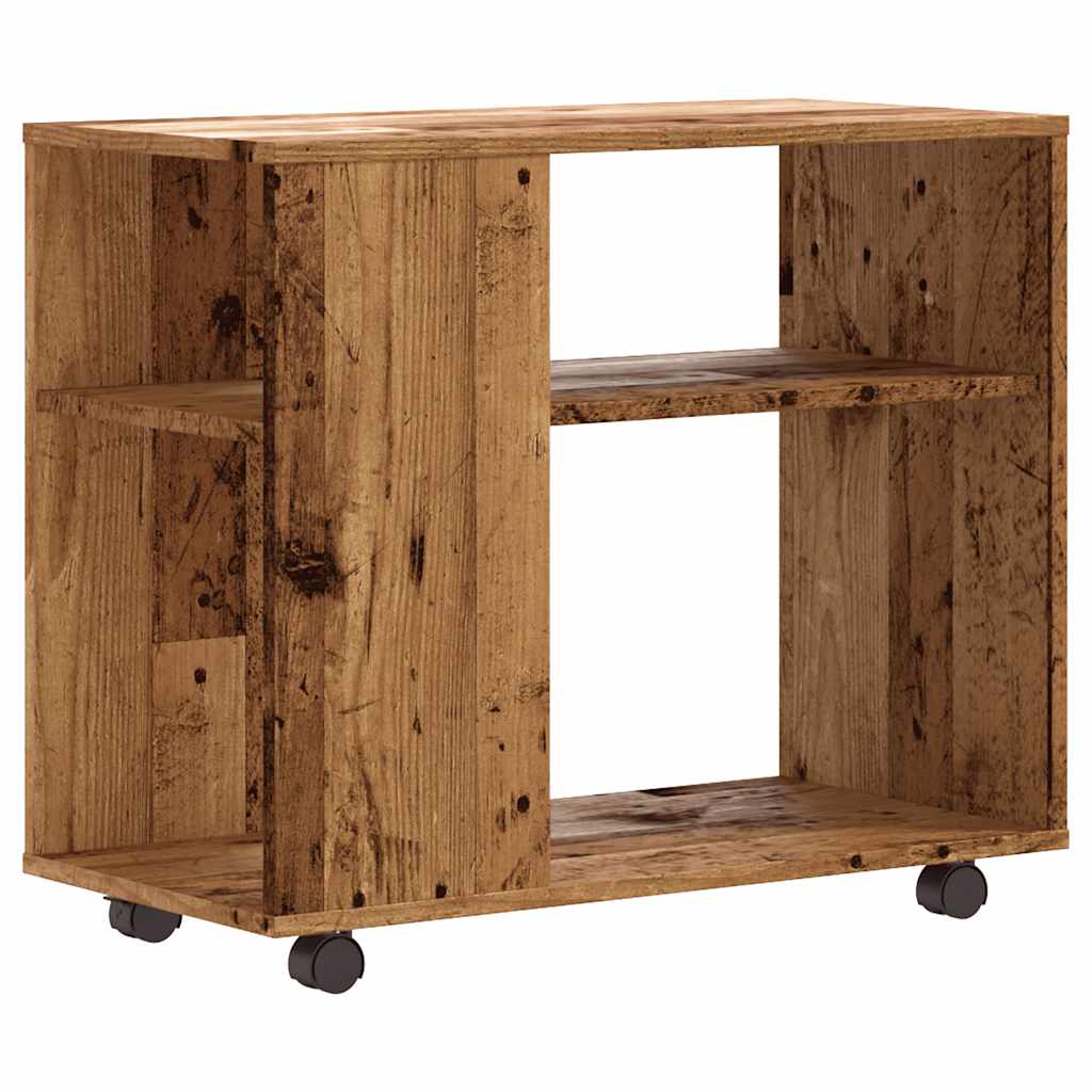 vidaXL Masă laterală, lemn vechi, 70x35x55 cm, lemn compozit vidaXL Masă laterală, lemn vechi, 70x35x55 cm, lemn compozit