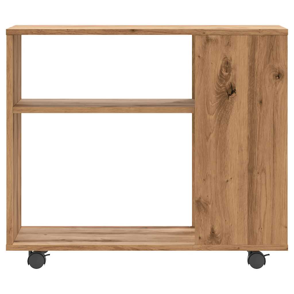 vidaXL Masă laterală, stejar artizanal, 70x35x55 cm, lemn prelucrat vidaXL Masă laterală, stejar artizanal, 70x35x55 cm, lemn prelucrat