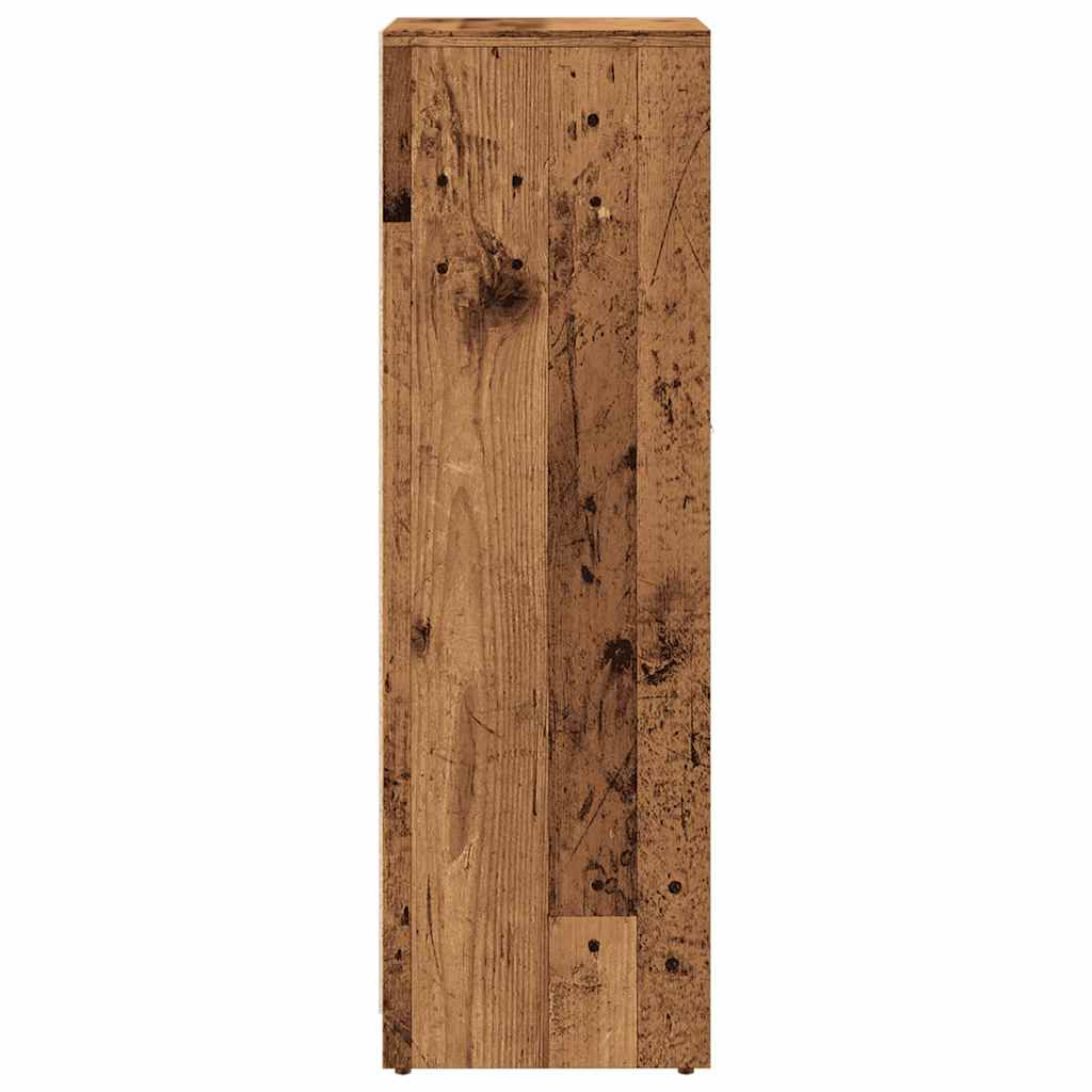 vidaXL Dulap de baie, lemn vechi, 30x30x95 cm, PAL