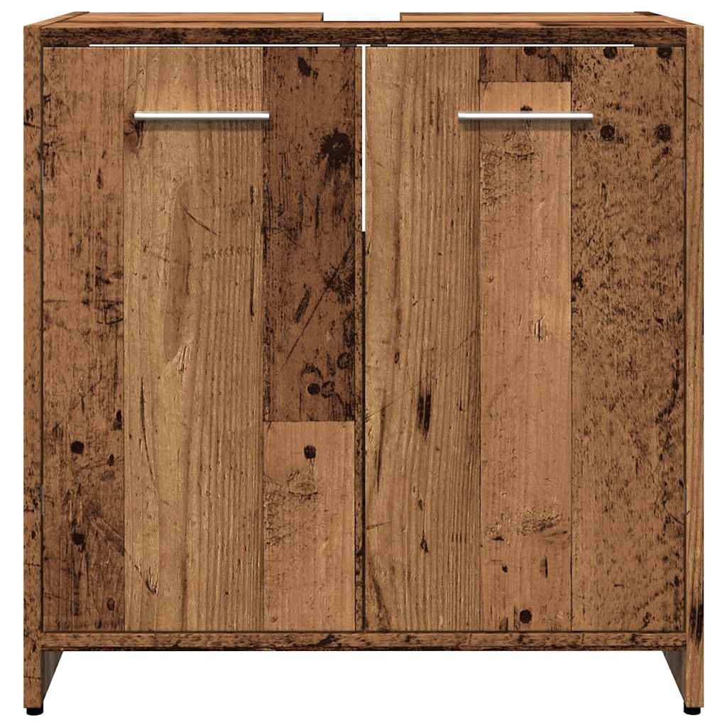 vidaXL Dulap pentru chiuvetă baie lemn vechi 60x33x60cm lemn prelucrat vidaXL Dulap pentru chiuvetă baie lemn vechi 60x33x60cm lemn prelucrat