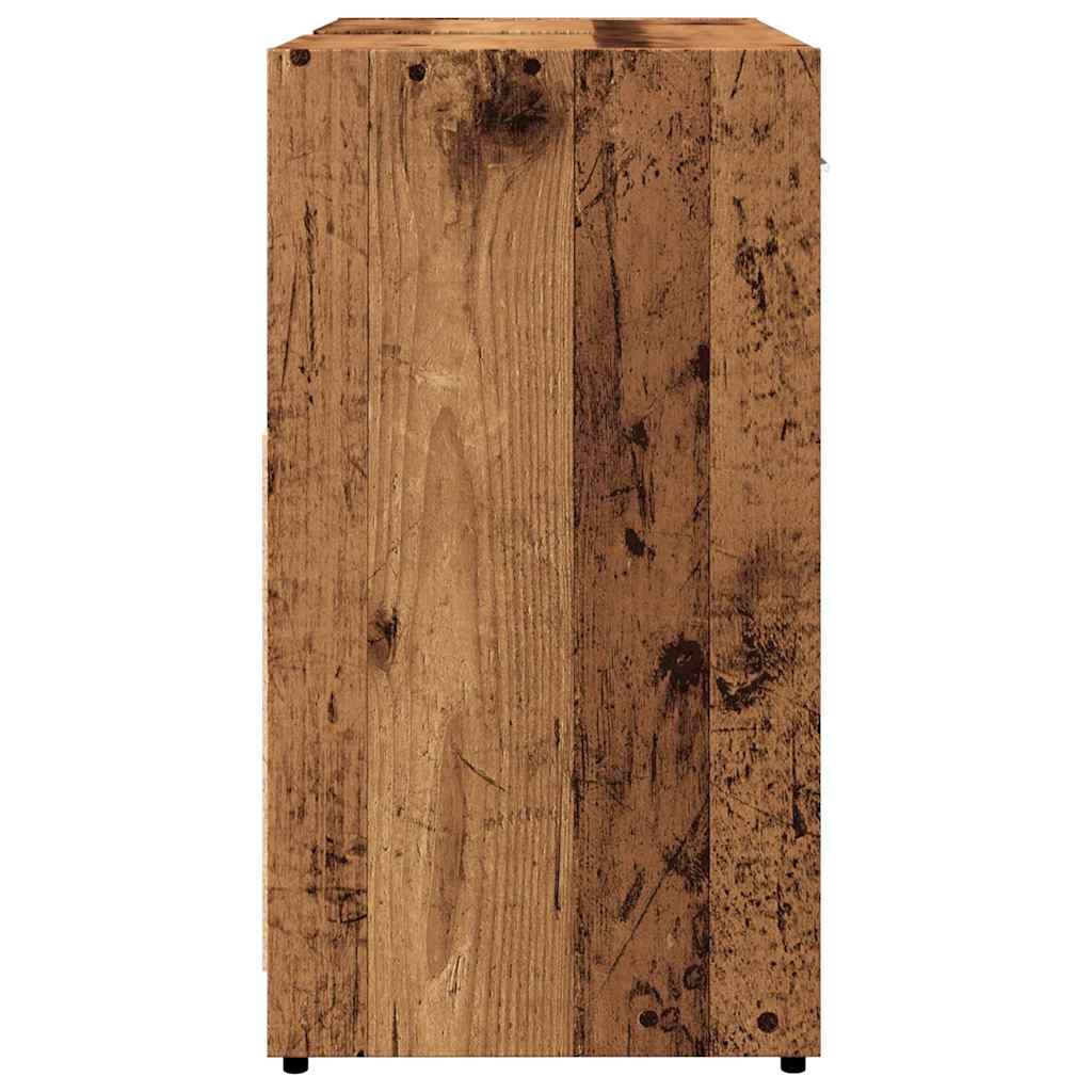 vidaXL Dulap pentru chiuvetă baie lemn vechi 60x33x60cm lemn prelucrat vidaXL Dulap pentru chiuvetă baie lemn vechi 60x33x60cm lemn prelucrat