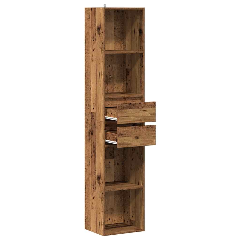 vidaXL Dulap cu cărți din lemn vechi 36x30x171 cm lemn prelucrat vidaXL Dulap cu cărți din lemn vechi 36x30x171 cm lemn prelucrat