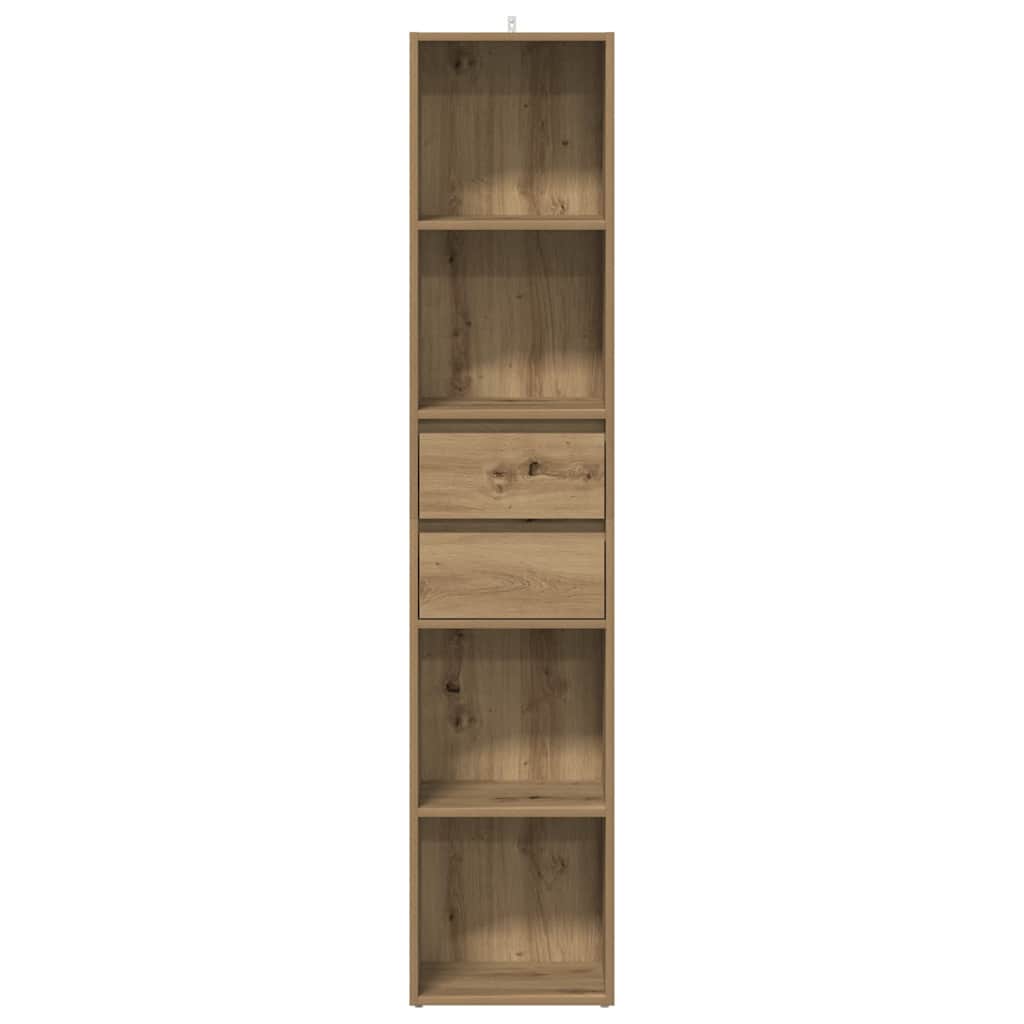 vidaXL Bibliotecă, stejar artizanal, 36x30x171 cm, lemn prelucrat vidaXL Bibliotecă, stejar artizanal, 36x30x171 cm, lemn prelucrat