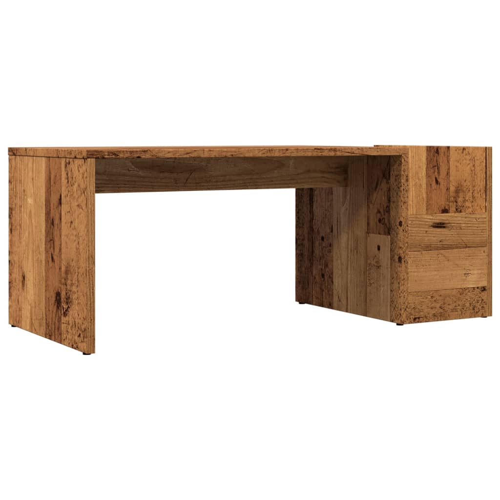 vidaXL Măsuță de cafea, lemn învechit, 90x45x35 cm, lemn prelucrat vidaXL Măsuță de cafea, lemn învechit, 90x45x35 cm, lemn prelucrat