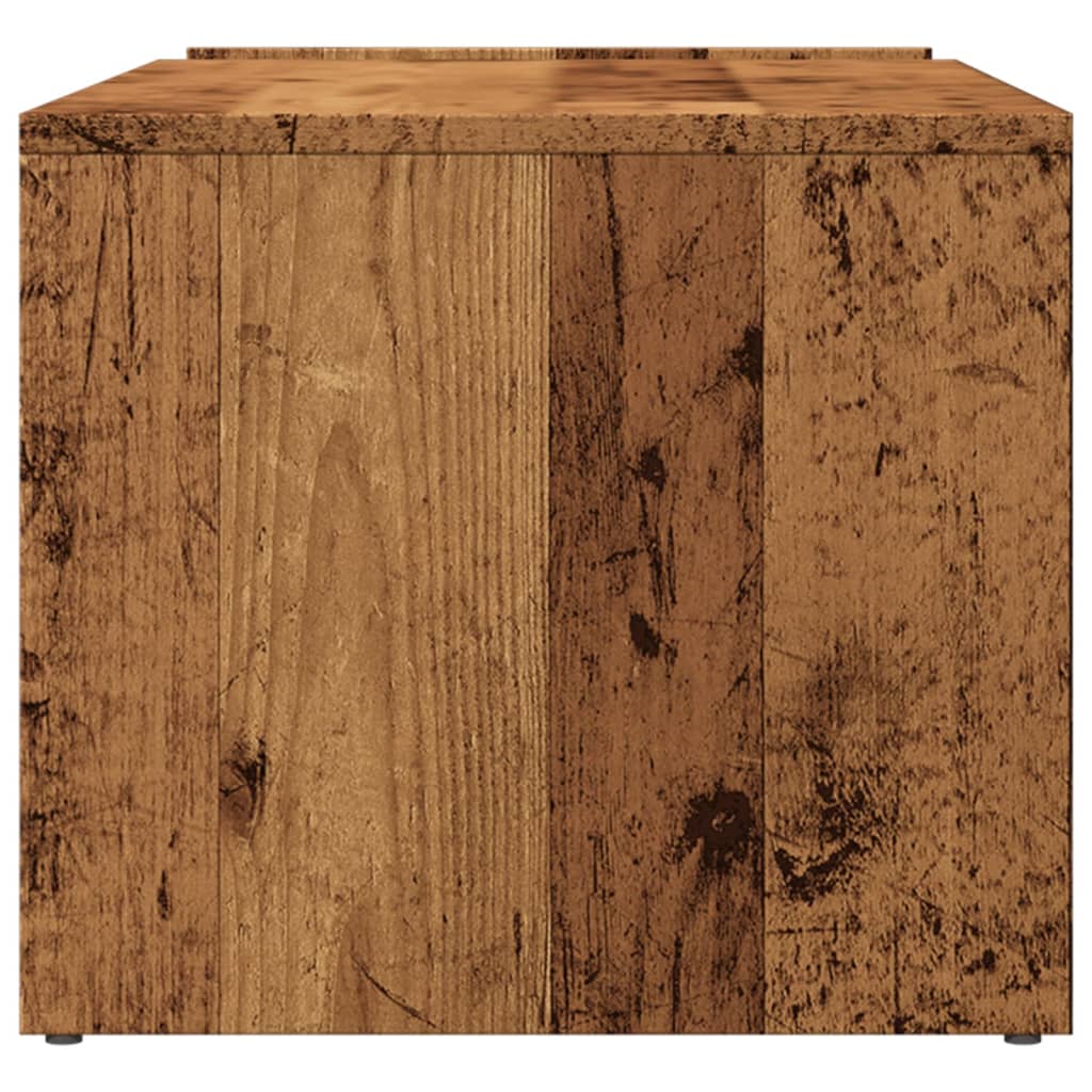 vidaXL Măsuță de cafea, lemn învechit, 90x45x35 cm, lemn prelucrat vidaXL Măsuță de cafea, lemn învechit, 90x45x35 cm, lemn prelucrat