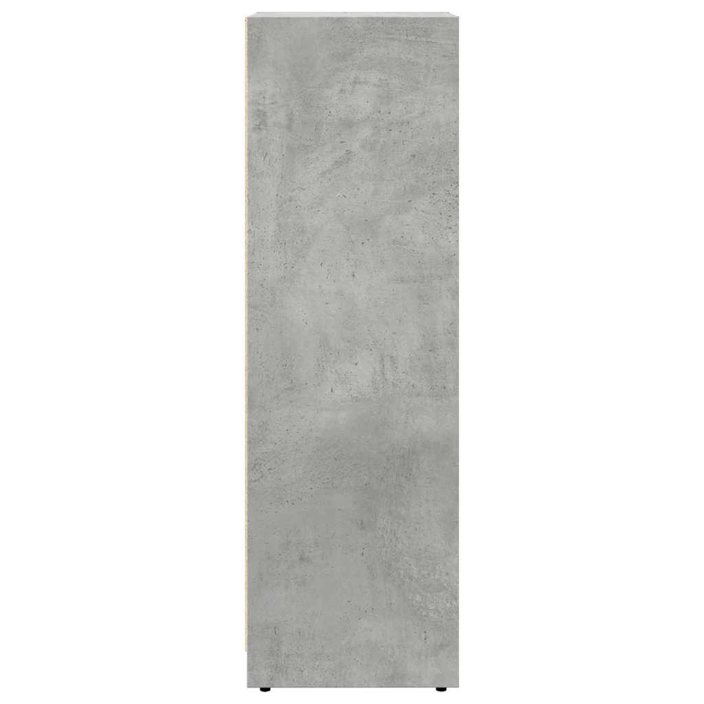 vidaXL Dulap de baie, gri beton, 30 x 30 x 95 cm, PAL