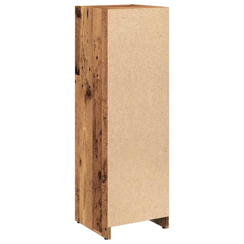 vidaXL Dulap de baie, lemn vechi, 30x30x95 cm, PAL