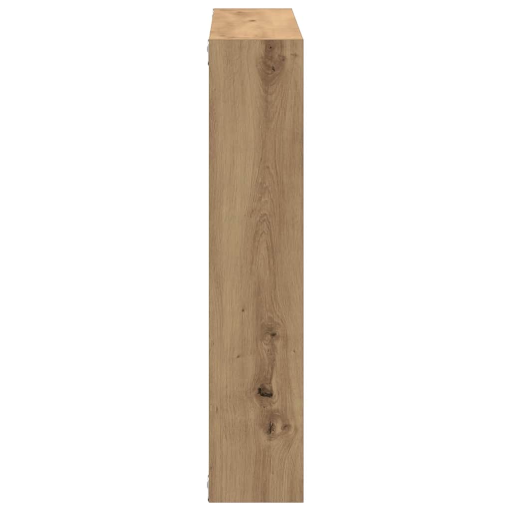 vidaXL Raft de perete, stejar artizanal, 90x16x78 cm, lemn prelucrat vidaXL Raft de perete, stejar artizanal, 90x16x78 cm, lemn prelucrat