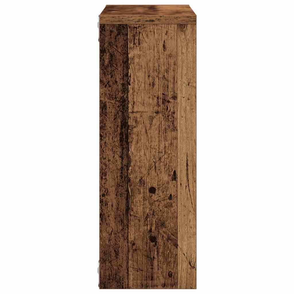 vidaXL Raft de perete, lemn vechi, 45x16x45 cm, lemn prelucrat vidaXL Raft de perete, lemn vechi, 45x16x45 cm, lemn prelucrat