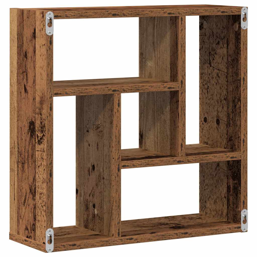 vidaXL Raft de perete, lemn vechi, 45x16x45 cm, lemn prelucrat vidaXL Raft de perete, lemn vechi, 45x16x45 cm, lemn prelucrat