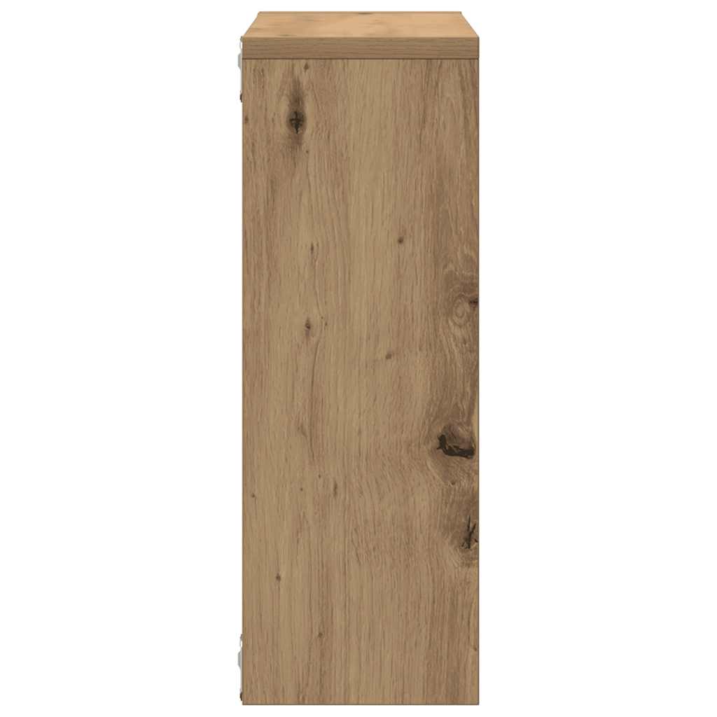 vidaXL Raft de perete, stejar artizanal, 45x16x45 cm, lemn prelucrat vidaXL Raft de perete, stejar artizanal, 45x16x45 cm, lemn prelucrat