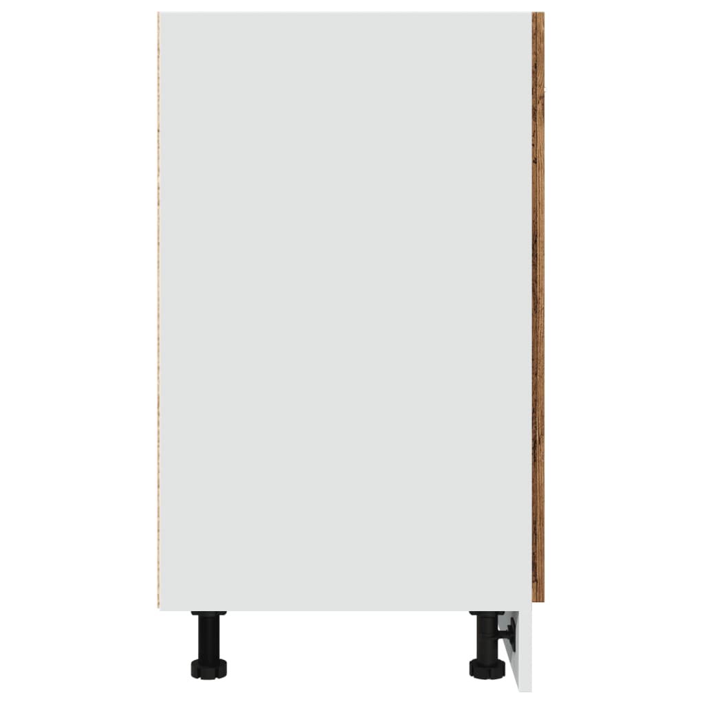vidaXL Dulap inferior “Lyon”, lemn vechi, 60x46x81,5 cm vidaXL Dulap inferior “Lyon”, lemn vechi, 60x46x81,5 cm