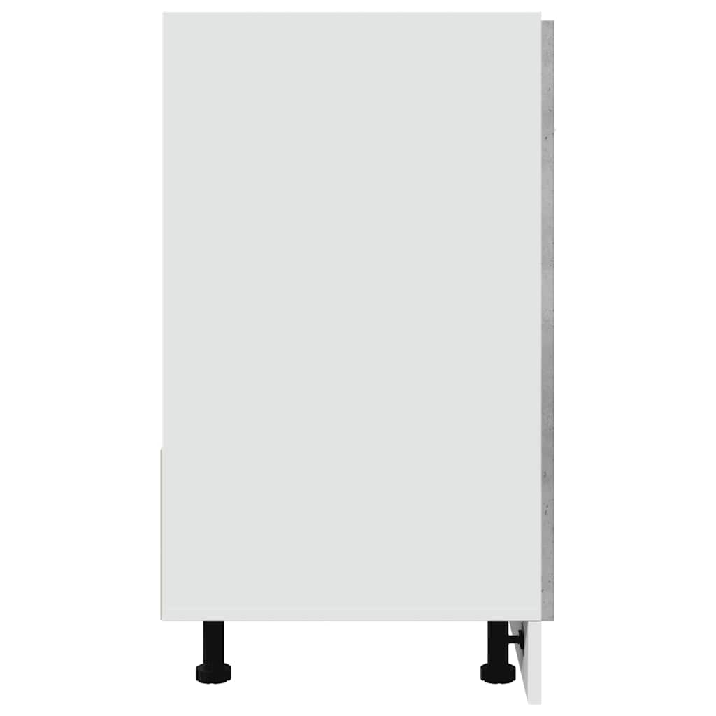 vidaXL Dulap inferior de chiuvetă “Lyon”, gri beton, 80 x 46 x 81,5 cm vidaXL Dulap inferior de chiuvetă “Lyon”, gri beton, 80 x 46 x 81,5 cm