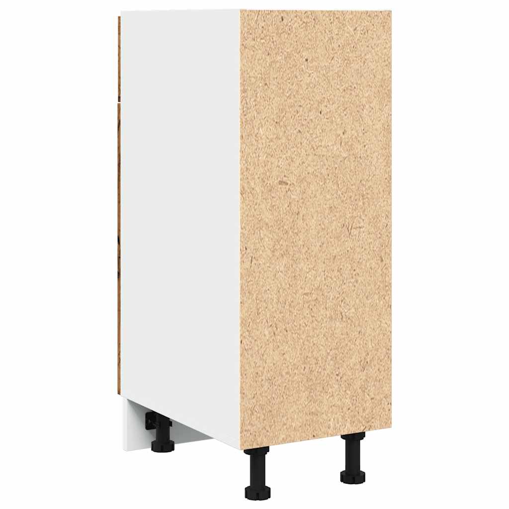 vidaXL Dulap inferior cu sertar “Lyon” lemn vechi 30x46x81,5cm