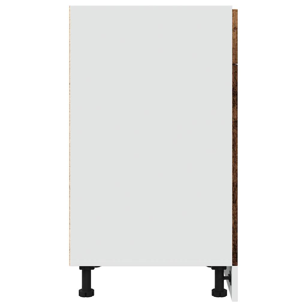 vidaXL Dulap inferior cu sertar “Lyon” lemn vechi 40x46x81,5cm