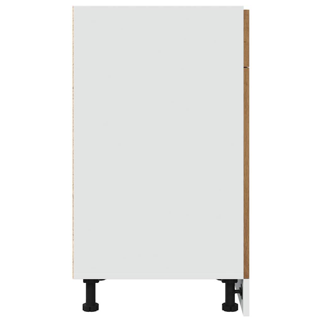 vidaXL Dulap inferior cu sertar “Lyon” stejar artizanal, 40x46x81,5 cm vidaXL Dulap inferior cu sertar “Lyon” stejar artizanal, 40x46x81,5 cm