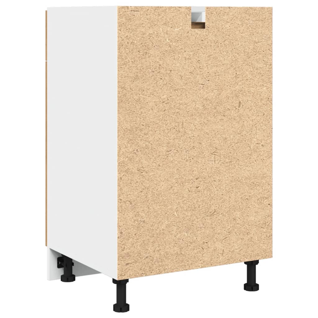 vidaXL Dulap inferior cu sertar “Lyon” stejar artizanal, 50x46x81,5 cm vidaXL Dulap inferior cu sertar “Lyon” stejar artizanal, 50x46x81,5 cm