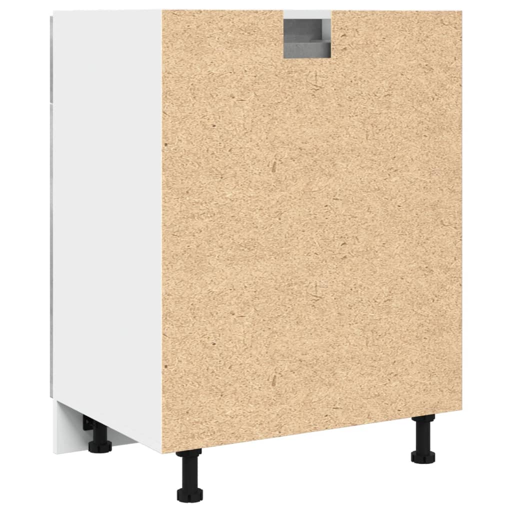 vidaXL Dulap inferior cu sertar “Lyon”, gri beton, 60 x 46 x 81,5 cm