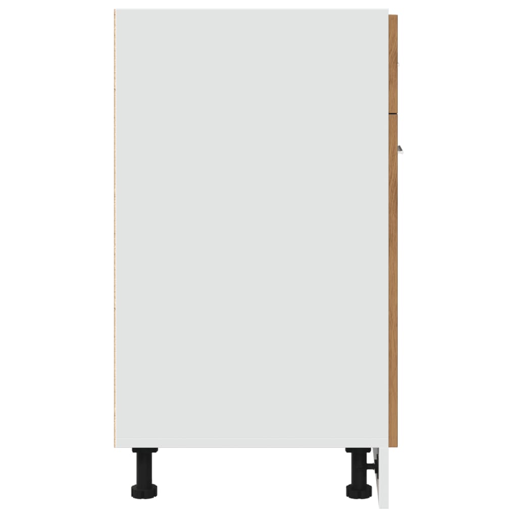 vidaXL Dulap inferior cu sertar “Lyon” stejar artizanal, 60x46x81,5 cm vidaXL Dulap inferior cu sertar “Lyon” stejar artizanal, 60x46x81,5 cm