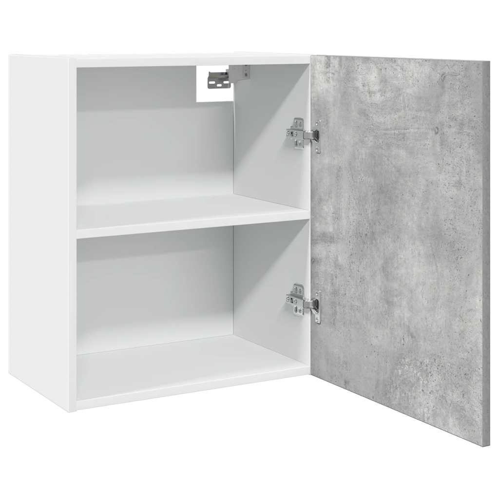 vidaXL Dulap suspendat “Lyon”, gri beton, 50 x 31 x 60 cm, PAL vidaXL Dulap suspendat “Lyon”, gri beton, 50 x 31 x 60 cm, PAL