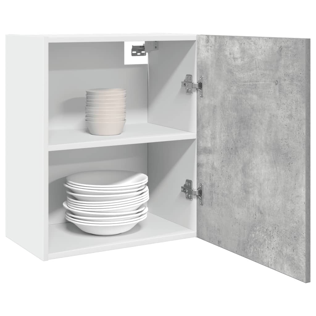 vidaXL Dulap suspendat “Lyon”, gri beton, 50 x 31 x 60 cm, PAL vidaXL Dulap suspendat “Lyon”, gri beton, 50 x 31 x 60 cm, PAL