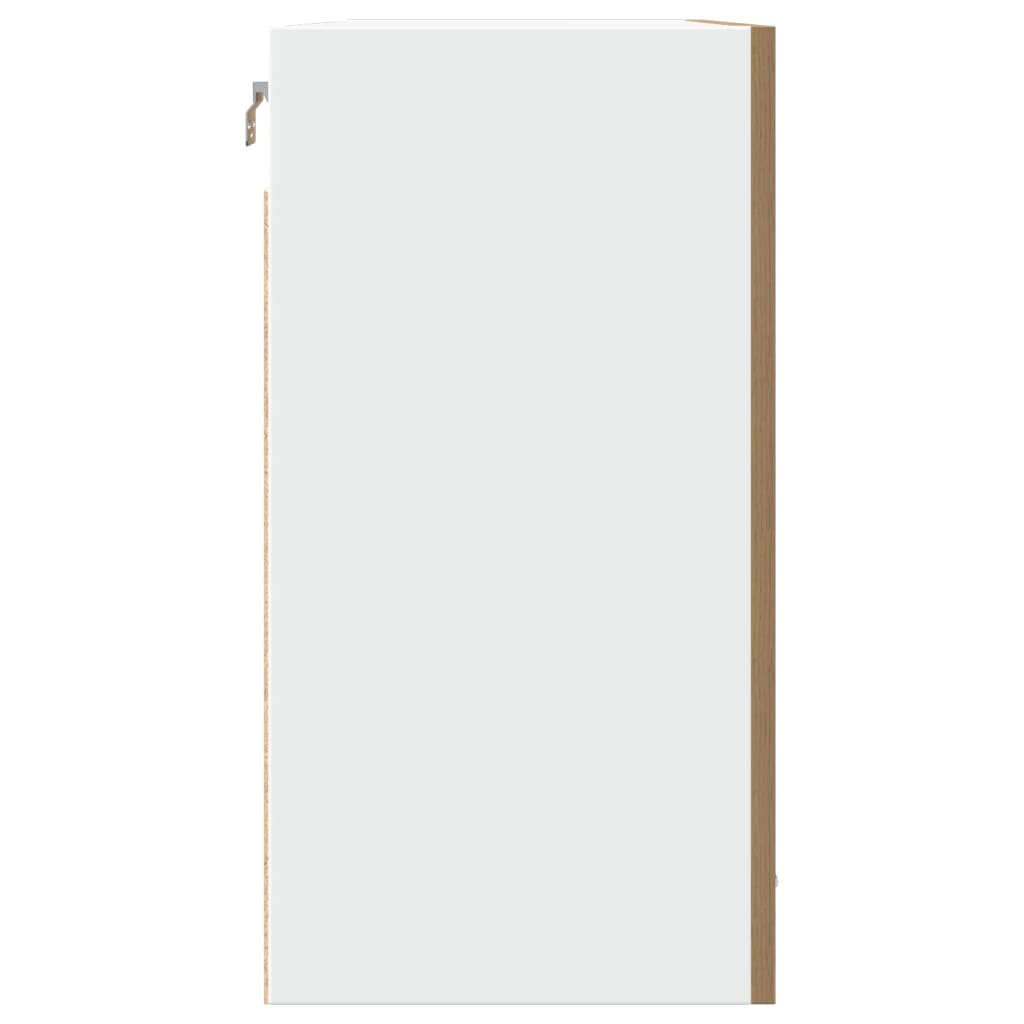 vidaXL Dulap suspendat “Lyon”, stejar artizanal, 80x31x60 cm
